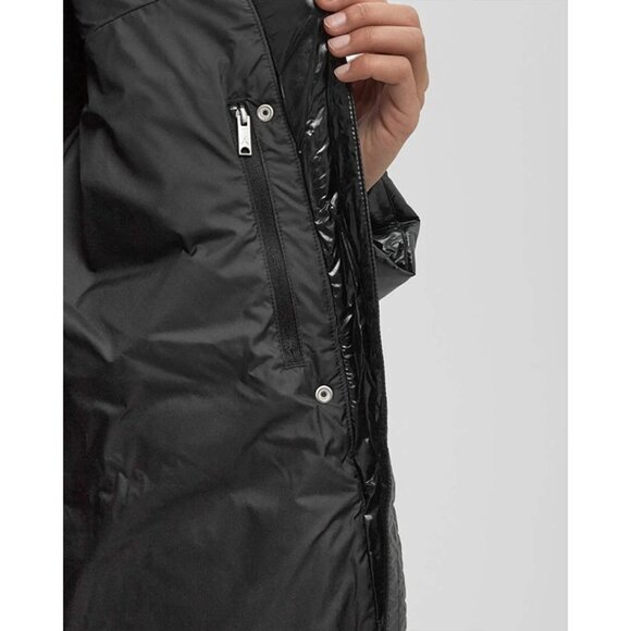 Air Jordan Therma Down Fill Parka Jacket Size Large Women Black FV7143-010 - Picture 4 of 7